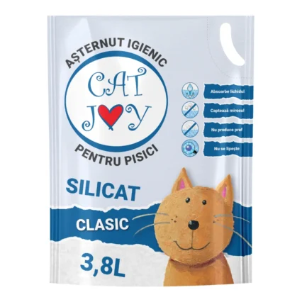 Nisip Pisici CAT JOY Silicat Clasic 3.8L