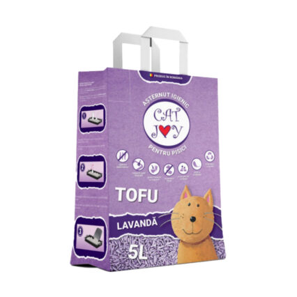 CAT JOY Tofu, Asternut Igienic pentru Pisica, Lavanda, 5L ,   DELISTAT