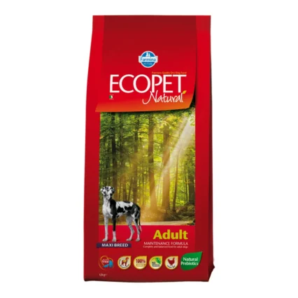 Hrana Uscata Caini ECOPET NATURAL Adult Maxi 12kg
