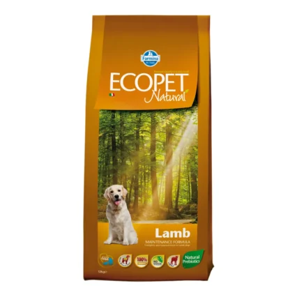 Hrana Uscata Caini ECOPET NATURAL Adult Medium Miel 12kg