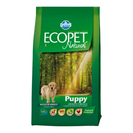 Hrana Uscata Caini ECOPET NATURAL Puppy Medium 2,5kg ,   DELISTAT