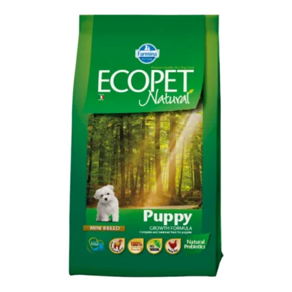 Hrana Uscata Caini ECOPET NATURAL Puppy Mini 12kg