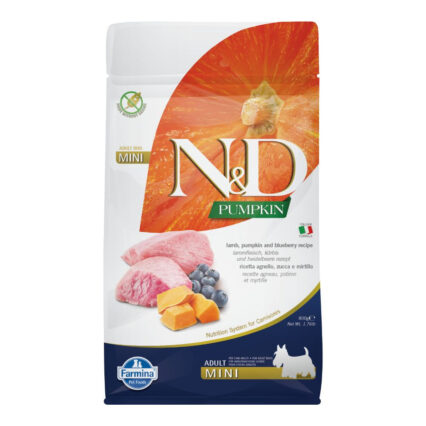 Hrana Uscata Caini ND Pumpkin Mini Adult Miel si Afine 800g ,   DELISTAT