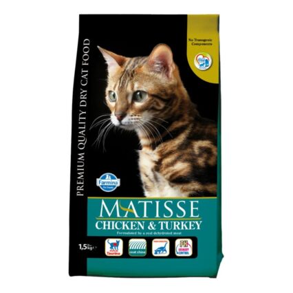 Hrana Uscata Pisici MATISSE Pui si Curcan 400g