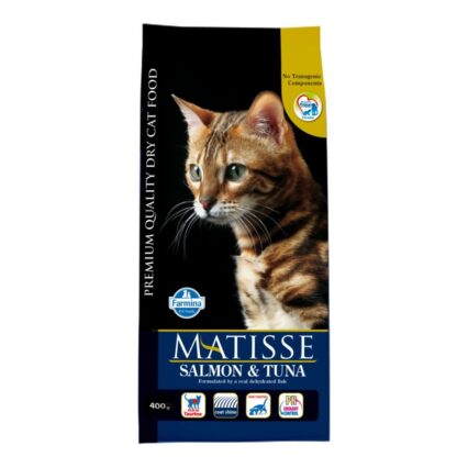 Hrana Uscata Pisici MATISSE Somon si Ton 400g