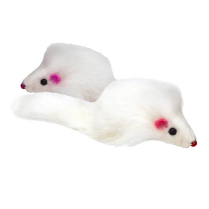 MIAU MIAU Jucarie pentru Pisica, soricel, 2 bucati