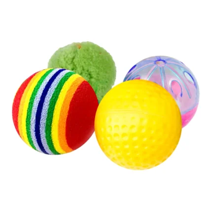 MIAU MIAU Jucarie pentru Pisica, Toys, 4 bucati