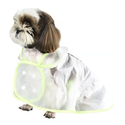 4DOG DELUXE Pelerina pentru Caine, Transparenta, 30 cm